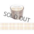 MIND WAVE クリアテープ beige check