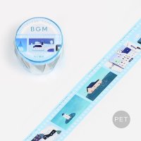 BGM Clear tape Special フィルム・水色