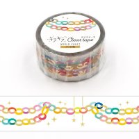ワールドクラフト キラキラクリアテープ Paper garland