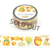 ワールドクラフト キラキラクリアテープ Honey