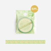 BGM Life 箔押し 5mm グリーン・模様