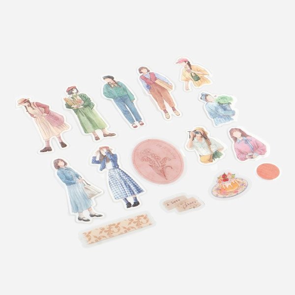 画像4: BGM コーディネートシール 手描き・カラフル