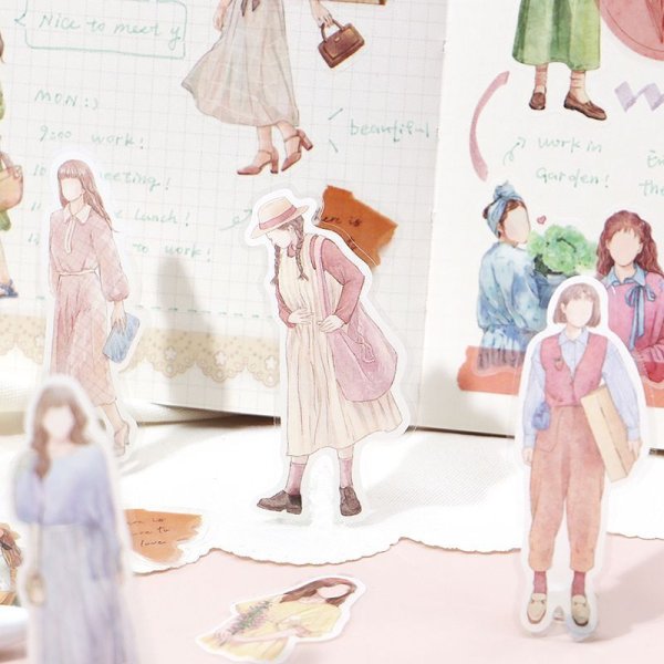 画像5: BGM コーディネートシール 手描き・カラフル