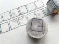 大枝活版室 Masking tape Mellow(dark blue)
