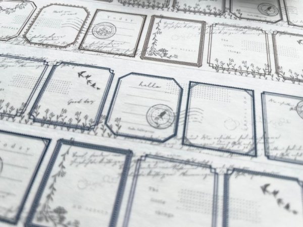 画像6: 大枝活版室 Masking tape Mellow(dark blue)