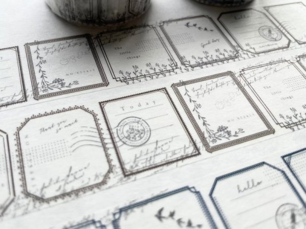 画像5: 大枝活版室 Masking tape Mellow(dark blue)