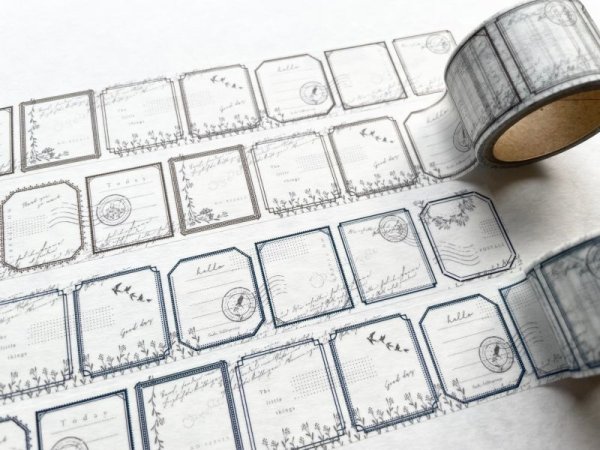 画像4: 大枝活版室 Masking tape Mellow(dark blue)