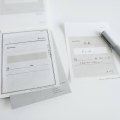 ヨハク メモ帳 09 領収書