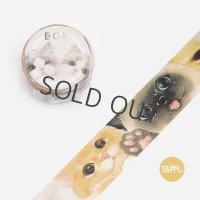 BGM Life 箔押し 猫の顔