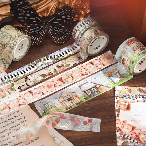 画像5: BGM Life 箔押し アンティーク・地図