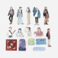 BGM コーディネートシール 人物線画・ボーイッシュ