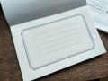 大枝活版室【活版印刷】 Message pad / Frame Dark grey