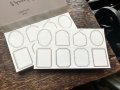 大枝活版室【活版印刷】8shape label book Frame / Bronze