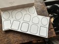 大枝活版室【活版印刷】8shape label book Frame / Black