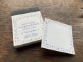大枝活版室 【活版印刷】 niconecoコラボ / Label book / Yozora 夜空
