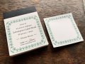 大枝活版室 【活版印刷】 niconecoコラボ / Label book Vol.2 / Classic Green