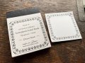 大枝活版室 【活版印刷】 niconecoコラボ / Label book Vol.2 / Classic Black