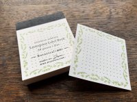 大枝活版室 【活版印刷】 niconecoコラボ / Label book / Botanical 植物