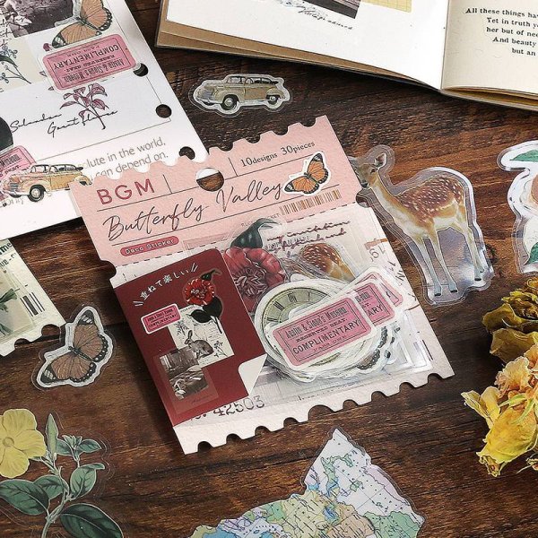 画像5: BGM ミックスシール ヴィンテージ・レッド