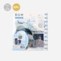 BGM ミックスシール 写真・ブルー