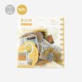 BGM ミックスシール 写真・イエロー