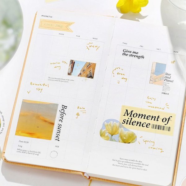 画像4: BGM ミックスシール 写真・イエロー