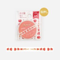 BGM Life 箔押し 5mm バリエーション・リンゴ