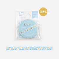 BGM Life 箔押し 5mm 雪の足跡