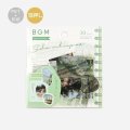 BGM ミックスシール 写真・グリーン
