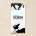 画像1: cozyca products 一筆箋 黒ねこ意匠 / BLACK CAT ROBIN [B] (1)