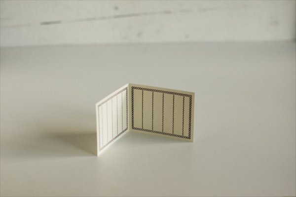 画像1: classiky 二つ折りメモカード(65×180mm)