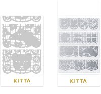 キングジム KITTA 箔押し レース