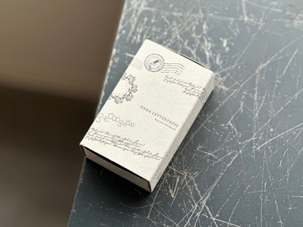 画像3: 大枝活版室 【数量限定販売】 FRAME mini card ＆ stamp SET (Gray box）