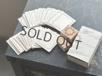 大枝活版室 【数量限定販売】 FRAME mini card ＆ stamp SET (Gray box）