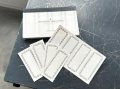 大枝活版室 【活版印刷】 4 ornament label book frame / Bronze