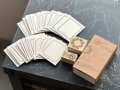 大枝活版室 【数量限定販売】 FRAME mini card ＆ stamp SET (Brown box）