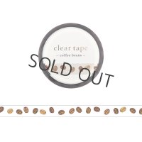 MIND WAVE クリアテープ 7mm 箔押し coffee beans