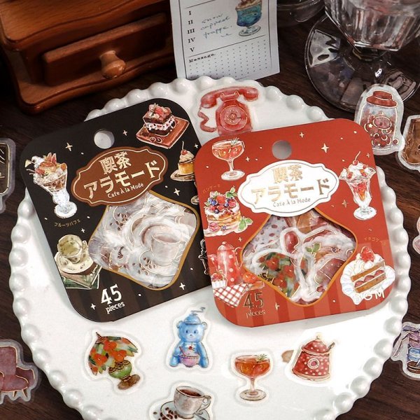 画像5: BGM 箔押しフレークシール 喫茶アラモード・黄