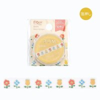 BGM Life 箔押し 5mm 小さな花