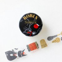 cozyca products 透明マスキングテープ 黒ねこ意匠 ソーイング