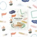 パピアプラッツ ASANEL フレークシール 今日もいつもの手帳時間