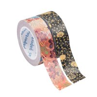 paperblanks 和紙テープ 2巻セット からくさ&唐織
