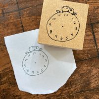 Spicaの庭 スタンプ muuちゃんのはんこ ”時計”