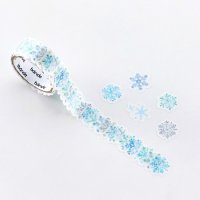 bande マスキングロールステッカー 雪のきらめき