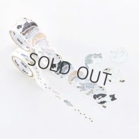 bande マスキングロールステッカー ゆるねこさんぽ