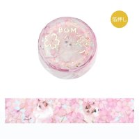 BGM Special 箔押し 花と猫・ブロッサム