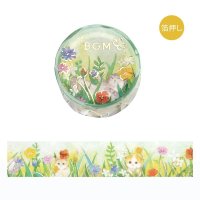 BGM Special 箔押し 花と猫・昼下がりキティ