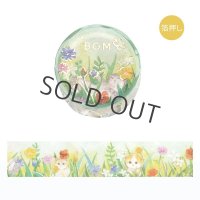 BGM Special 箔押し 花と猫・昼下がりキティ