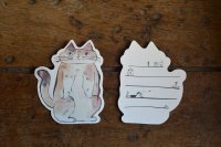 classiky トラネコボンボン 猫ちゃん切り抜きカード(C)