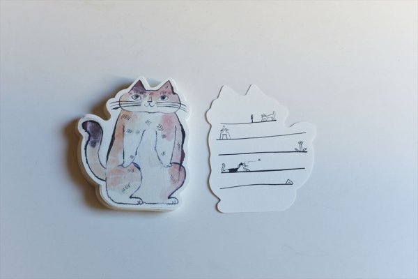 画像2: classiky トラネコボンボン 猫ちゃん切り抜きカード(C)